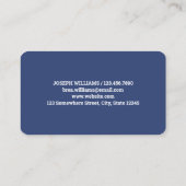 Elektricien gepersonaliseerde QR Visitekaartje (Achterkant)