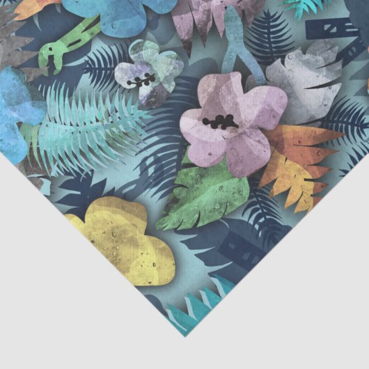 Elektricien Gereedschap Tropisch Eiland Hawaiiaans Tissuepapier (Detail)