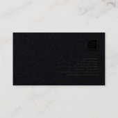 Elektricien Goud Elektrische Plug Icon Visitekaart Visitekaartje (Achterkant)