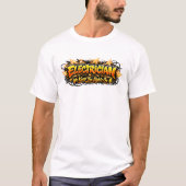 Elektricien Graffiti We Keep The Lights On T-shirt (Voorkant)