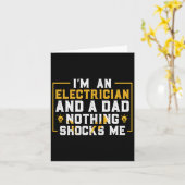 Elektricien Grappig Elektrotechniek Elektra Kaart (Gele Bloem)