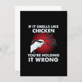 Elektricien Grappig Solderen Als het Ruikt Als Kip Notitiekaartje (Voorkant / Achterkant)