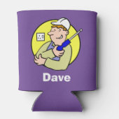 Elektricien Handelaar met Naam Blikjeskoeler (Achterkant)