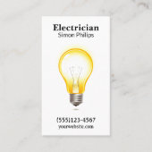 Elektricien Handyman Visitekaartje (Voorkant)