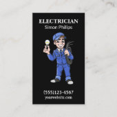 Elektricien Handyman Visitekaartje (Voorkant)