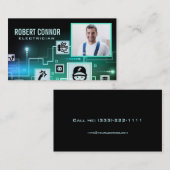 Elektricien Home Elektrisch Expert Visitekaartje (Voorkant / Achterkant)