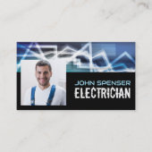Elektricien Home Wiring Service Verlichting Visitekaartje (Voorkant)