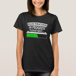 Elektricien in uitvoering Voltage Lineman Circuit T-shirt