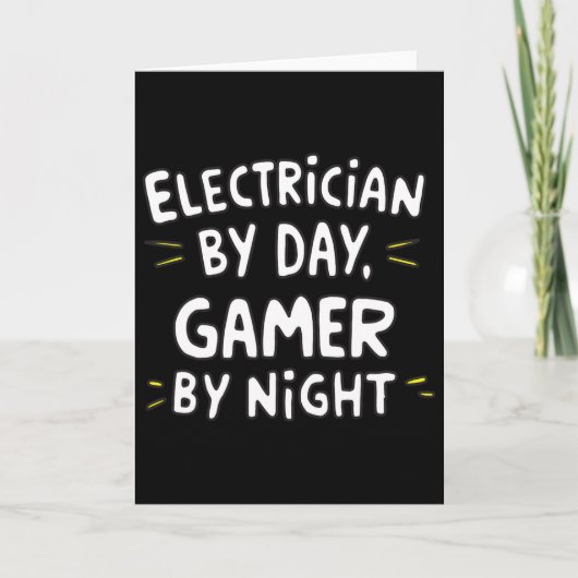 Elektricien kaart (Voorkant)