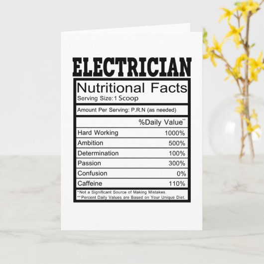 elektricien kaart (Gele Bloem)