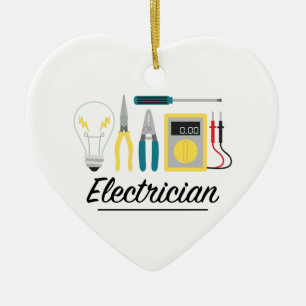 elektricien keramisch ornament