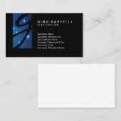 Elektricien Kringslichten Monogram Bekwame Handel Visitekaartje (Voorkant / Achterkant)