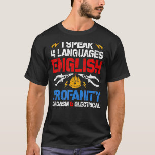 Elektricien Kunst Mannen Vrouwen Elektroingenieur T-shirt