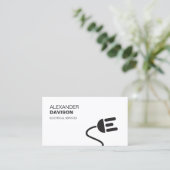ELEKTRICIEN LOGO MODERN VISITEKAARTJE II (Staand voorkant)
