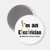 elektricien magneet (Voorkant / Achterkant)