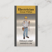 Elektricien Metaal Handyman Visitekaartje (Voorkant)