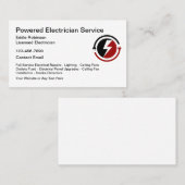 Elektricien Modern Design Visitekaartjes (Voorkant / Achterkant)