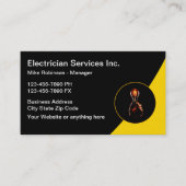Elektricien Modern Visitekaartjes Ontwerp (Voorkant)
