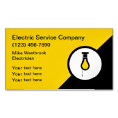 Elektricien Moderne Nieuwe Visitekaartje Magneten (Voorkant)