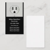 Elektricien Moderne Verticale Visitekaartjes (Voorkant / Achterkant)