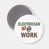 elektricien NIET op het werk Magneet (Voorkant / Achterkant)