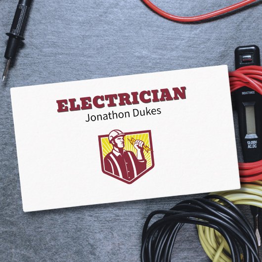 Elektricien Onderhoud Handyman Aannemer Visitekaartje