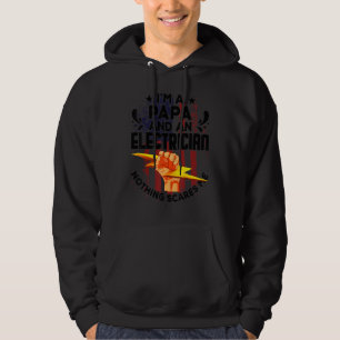 Elektricien Papa Amerikaanse Vlag Patriot Hoodie