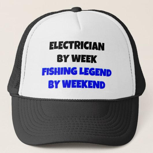 Elektricien per week Gevist Legend per weekend Trucker Pet (Voorkant)