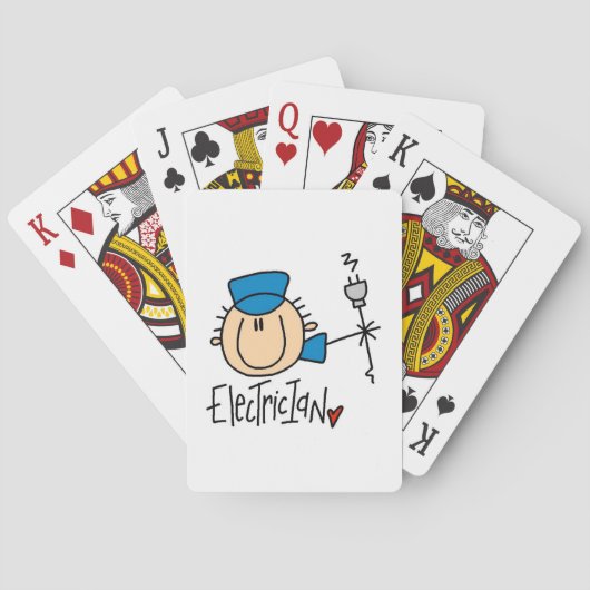 Elektricien Pokerkaarten (Achterkant)