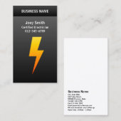 Elektricien Professionele HandelVaardigheden Light Visitekaartje (Voorkant / Achterkant)