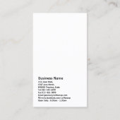 Elektricien Professionele HandelVaardigheden Light Visitekaartje (Achterkant)