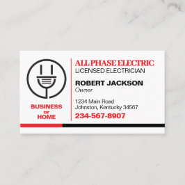 Elektricien Service Visitekaartje