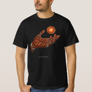 Elektricien shirt met hoogspanningshandsen