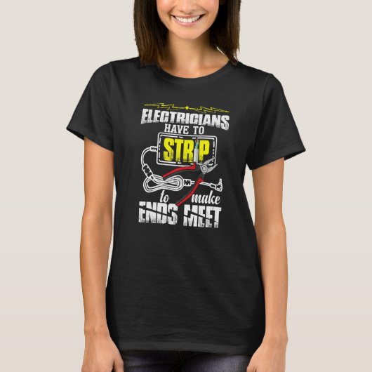 Elektricien T-shirt (Voorkant)