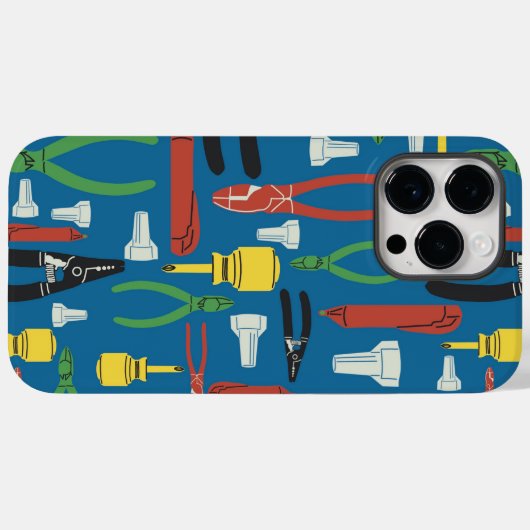 Elektricien Telefoon Case (Achterkant (horizontaal))