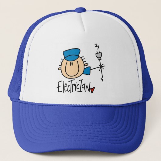 Elektricien Trucker Pet (Voorkant)