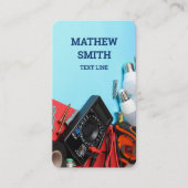 Elektricien verticaal visitekaartje (Voorkant)