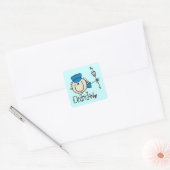 Elektricien Vierkante Sticker (Envelop)