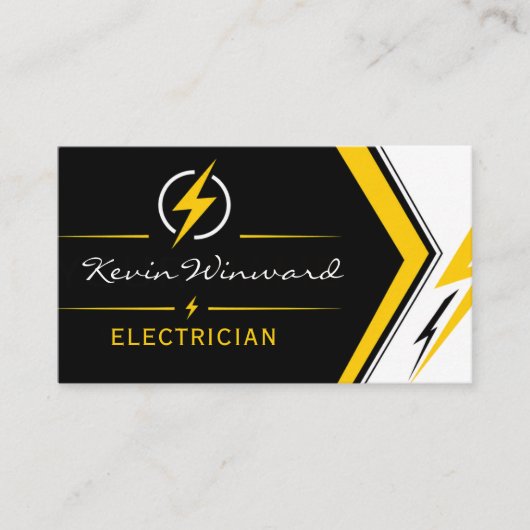 Elektricien Visitekaartje (Voorkant)