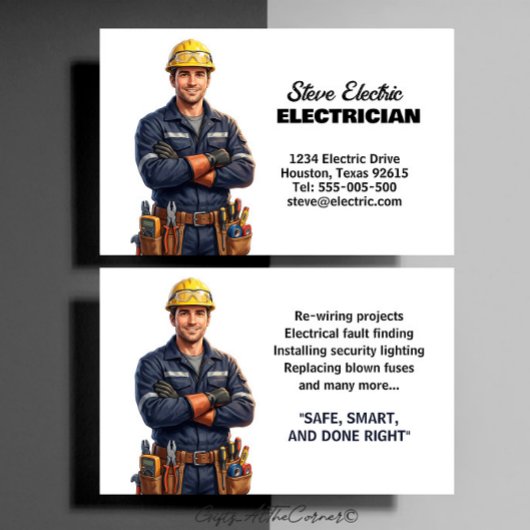 Elektricien  visitekaartje