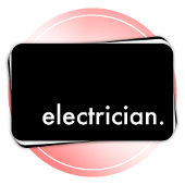 elektricien. visitekaartje