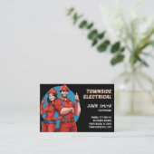 elektricien visitekaartje (Staand voorkant)