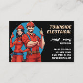 elektricien visitekaartje (Voorkant)