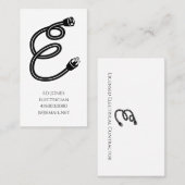 elektricien visitekaartje (Voorkant / Achterkant)