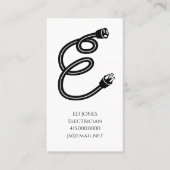 elektricien visitekaartje (Voorkant)