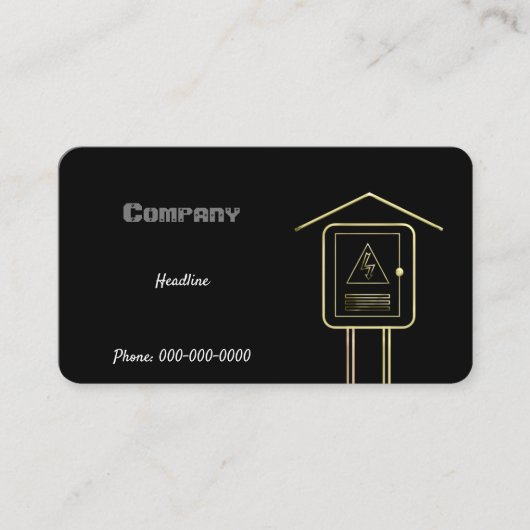 elektricien visitekaartje (Voorkant)