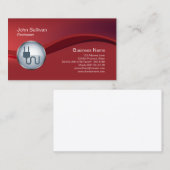 Elektricien Visitekaartje elektrisch plugpictogram (Voorkant / Achterkant)