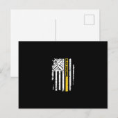 Elektricien VS-vlag Amerikaans elektrisch cadeau Briefkaart (Voorkant / Achterkant)