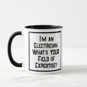 Elektricien. Wat is JOUW expertisegebied? Mok (Links)