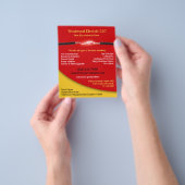 Elektriciens Diensten Flyer Sjabloon (Hand)